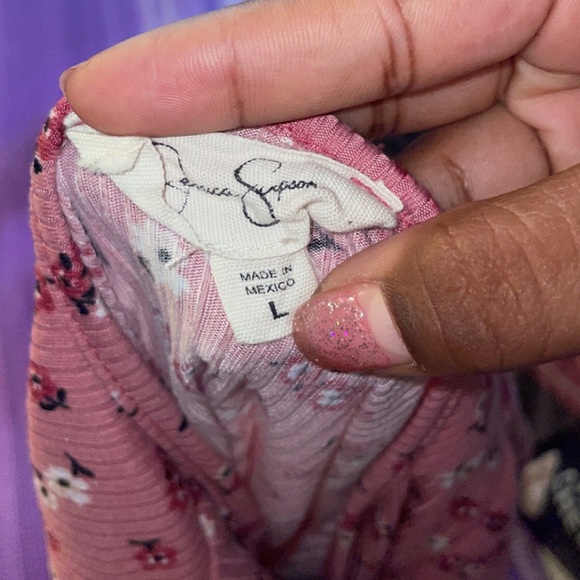 COPY - Pink Jessica Simpson Floral Dress - Picture 3 of 3